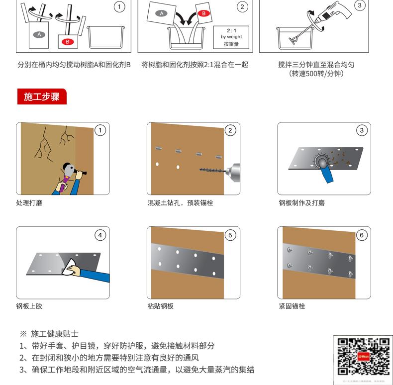 包钢崇川粘钢加固施工过程